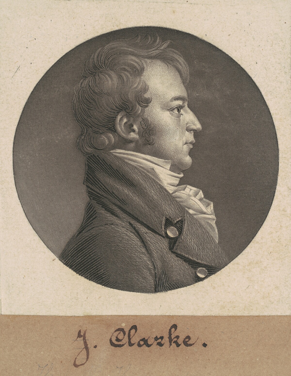 Thomas Weston Thompson by Charles B. J. Févret de Saint-Mémin