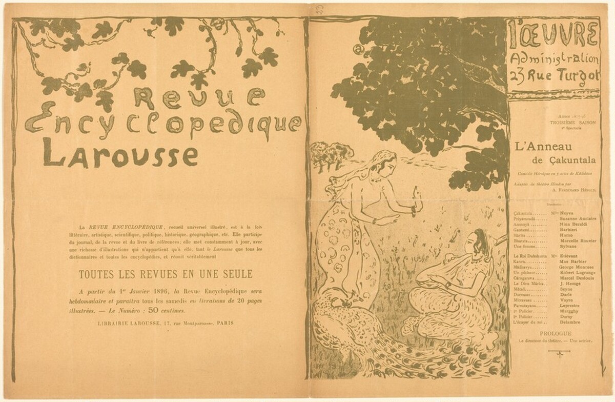 L'Anneau de Çakuntala by Albert André