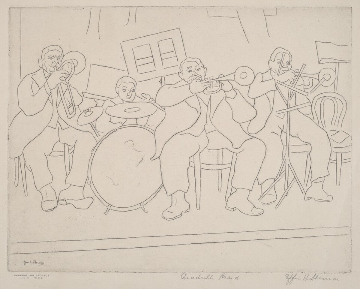 Quadrill Band by Effim H. Sherman