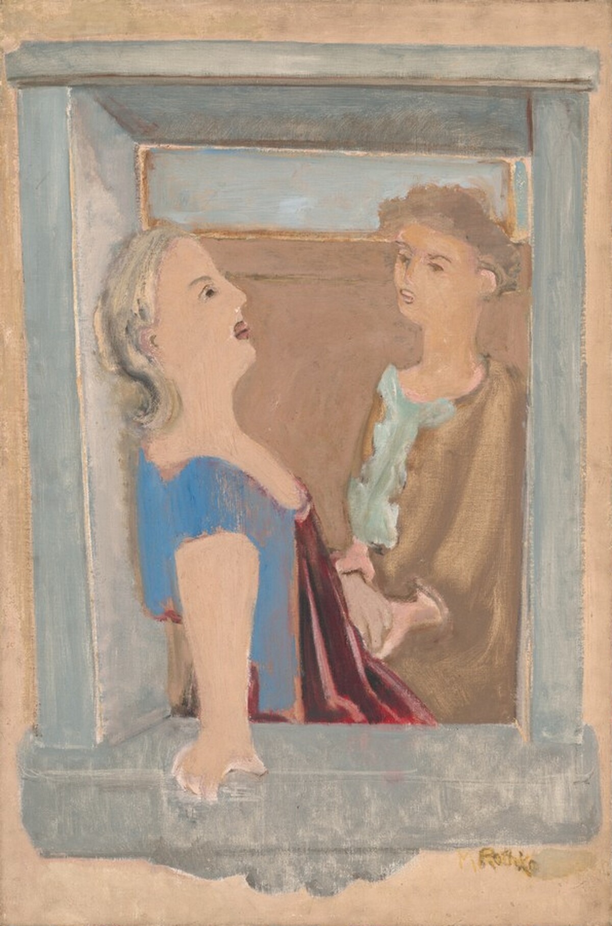 Untitled (two women at the window) by Mark Rothko