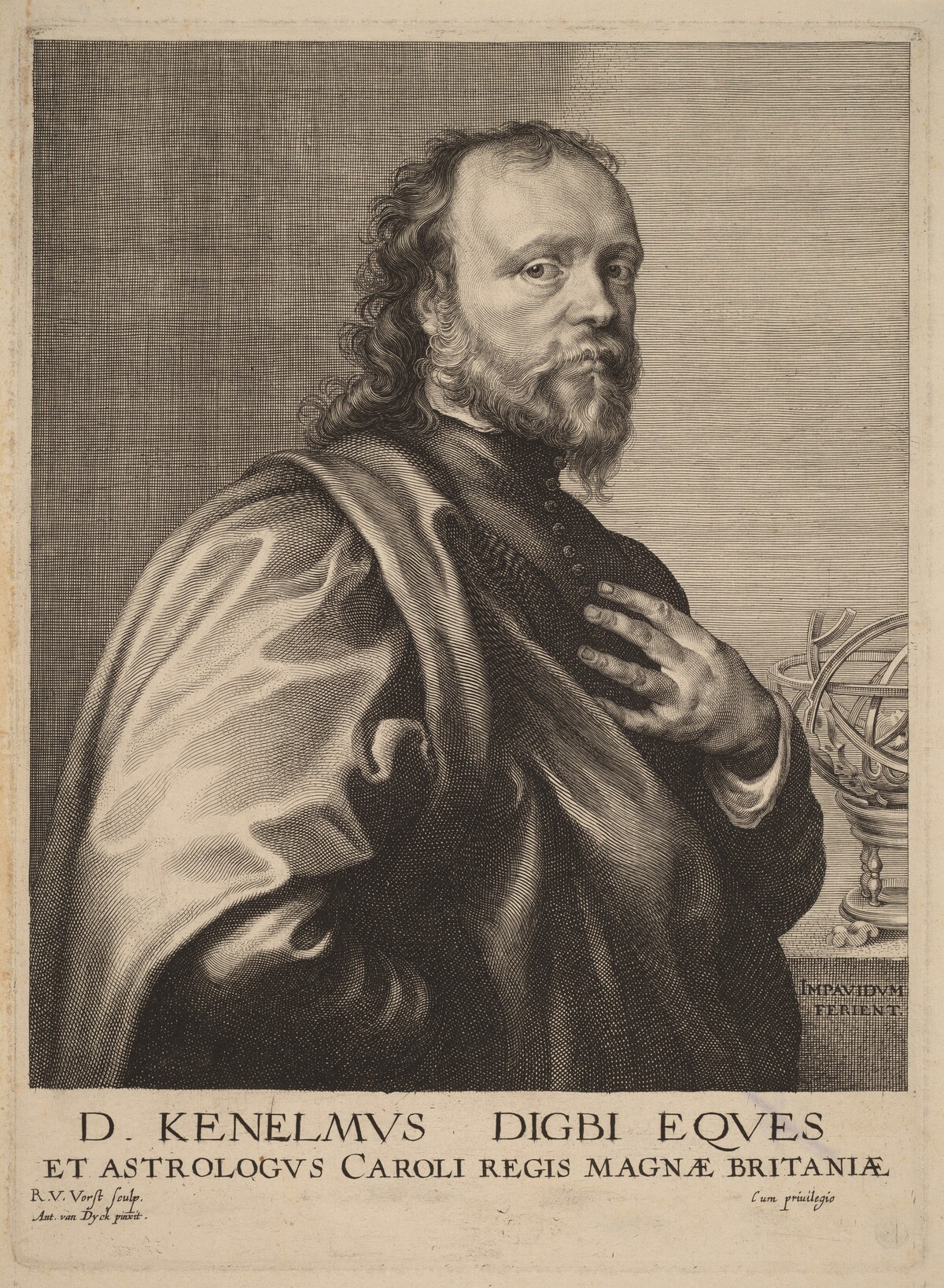 Sir Kenelm Digby by Robert van Voerst after Sir Anthony van Dyck