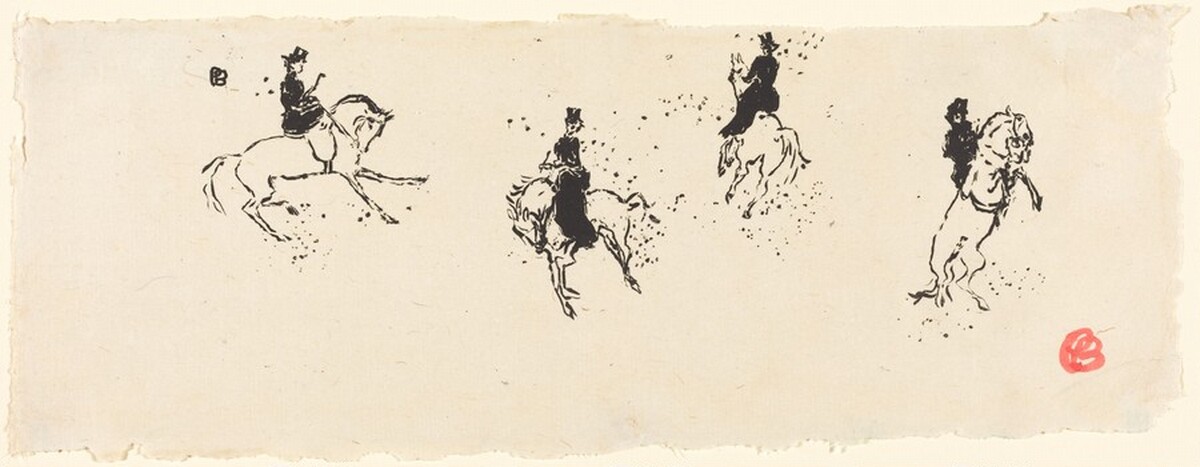 Au cirque by Pierre Bonnard