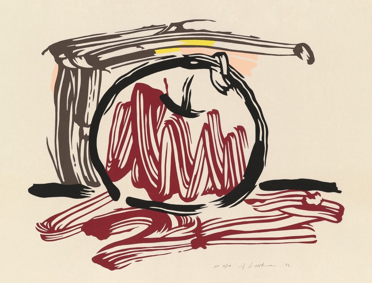 Red Apple by Roy Lichtenstein