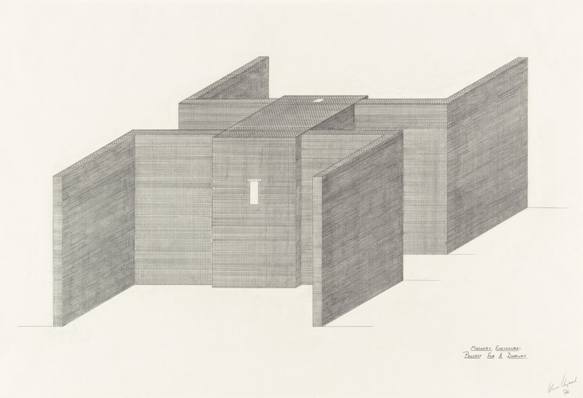 Masonry Enclosure: Project for a Doorway by Alice Aycock