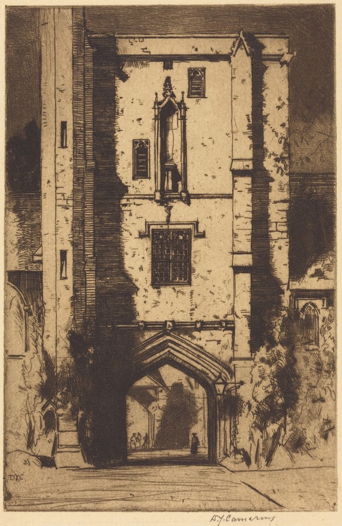 Beaufort's Tower, St. Cross by David Young Cameron
