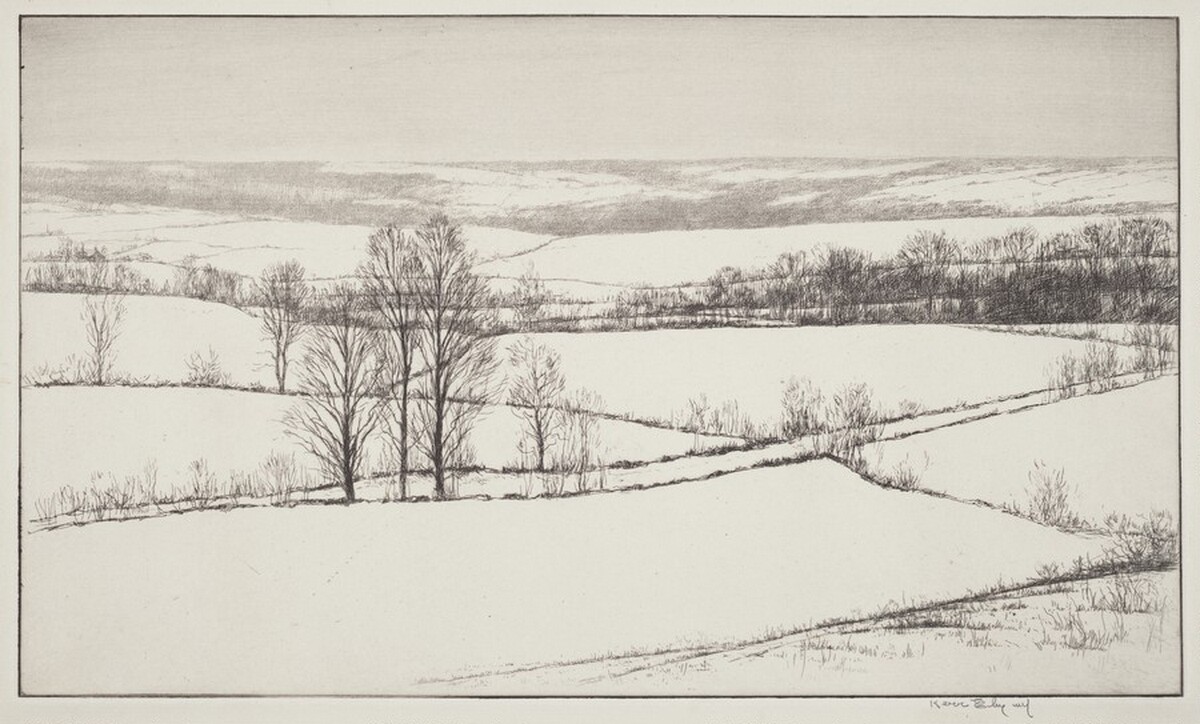 Snow Fields by Kerr Eby