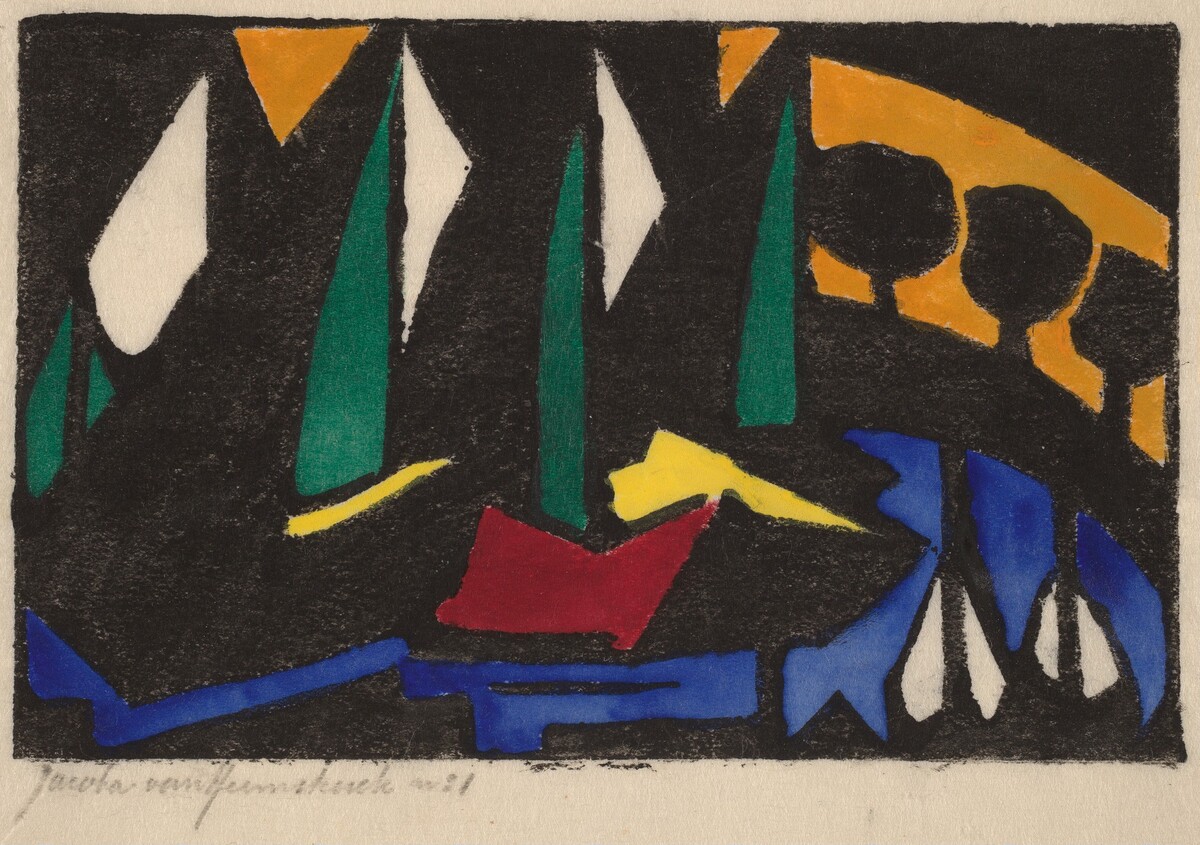 Boat and Trees by Jacoba van Heemskerck van Beest