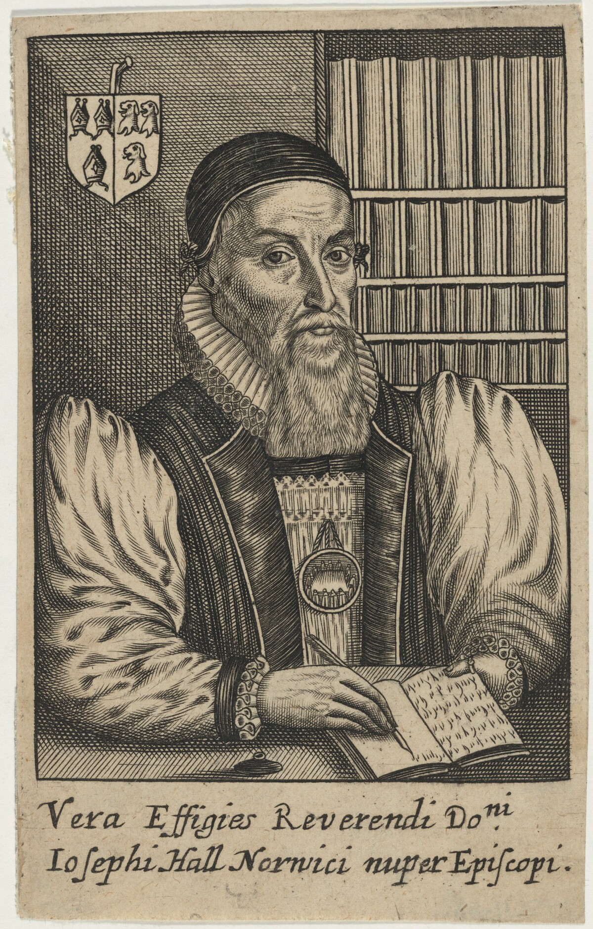 Joseph Hall, Bishop of Norwich by William Faithorne after Edward Marshall