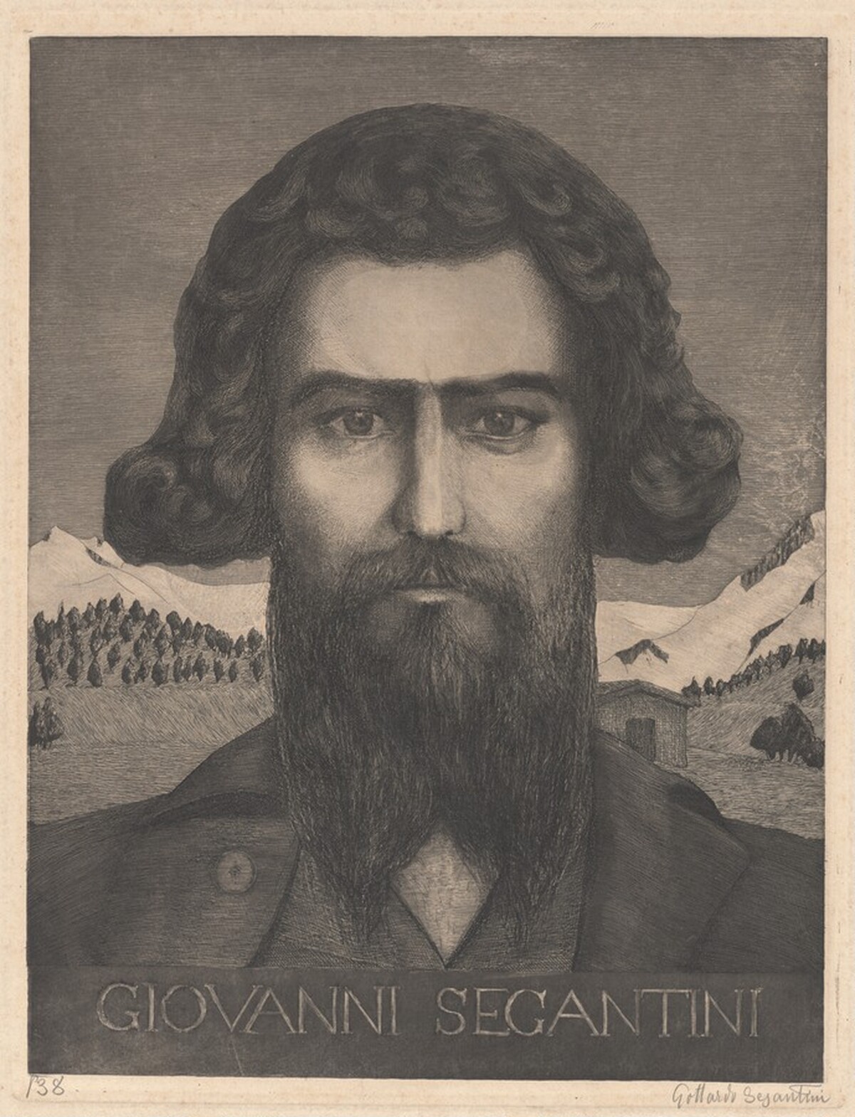 Giovanni Segantini by Gottardo Segantini