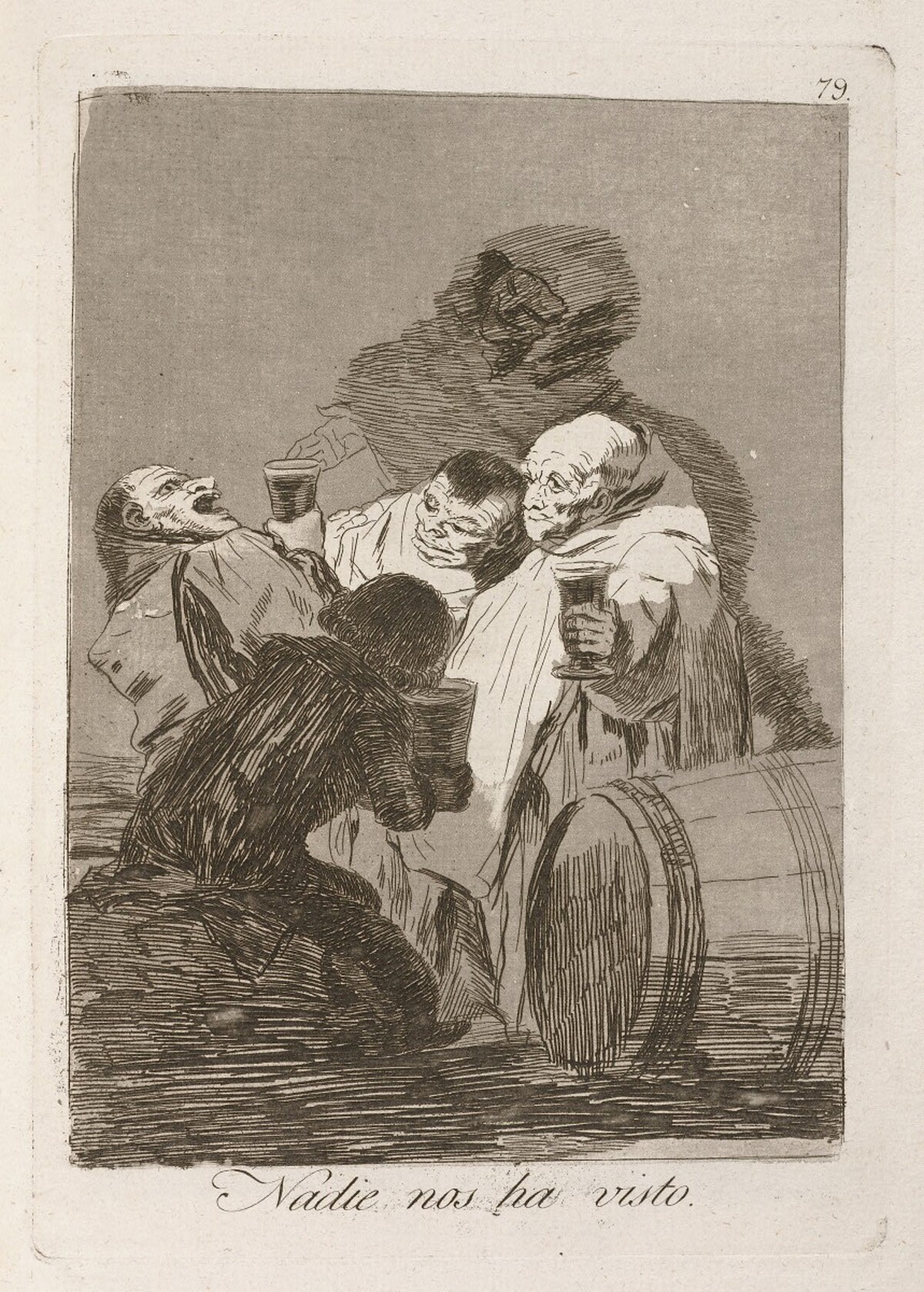 Nadie nos ha visto (No One Has Seen Us) by Francisco Goya
