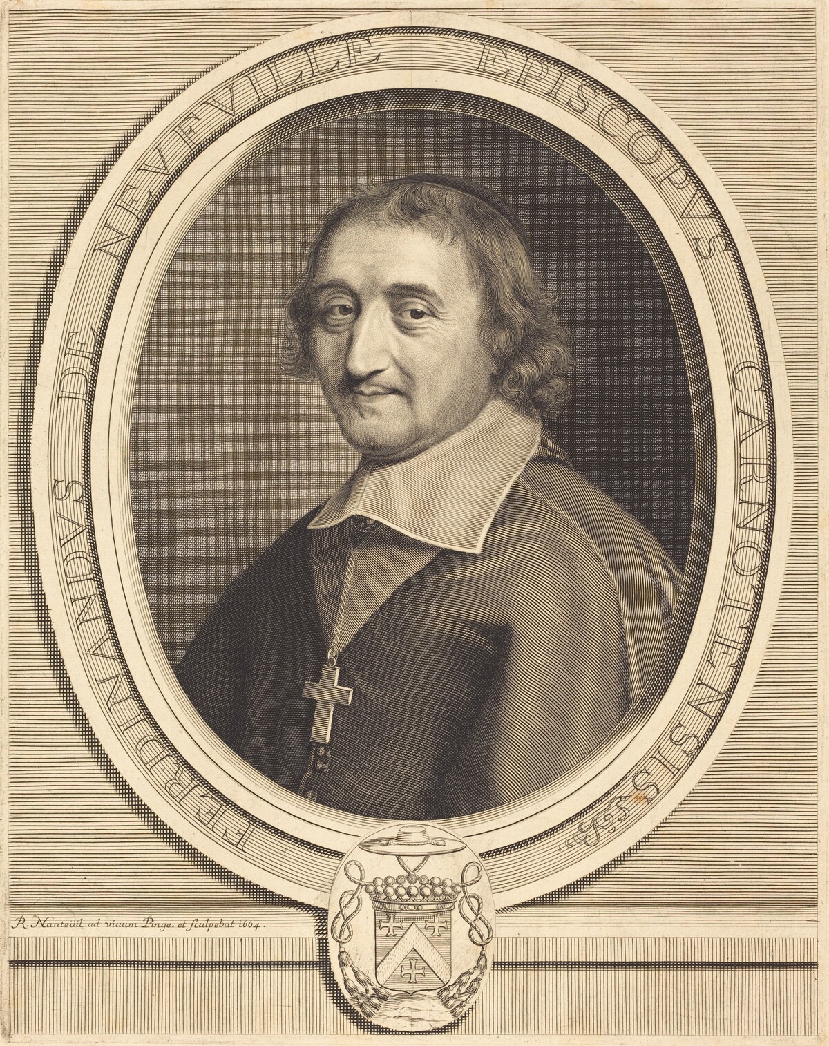 Ferdinand de Neufville by Robert Nanteuil