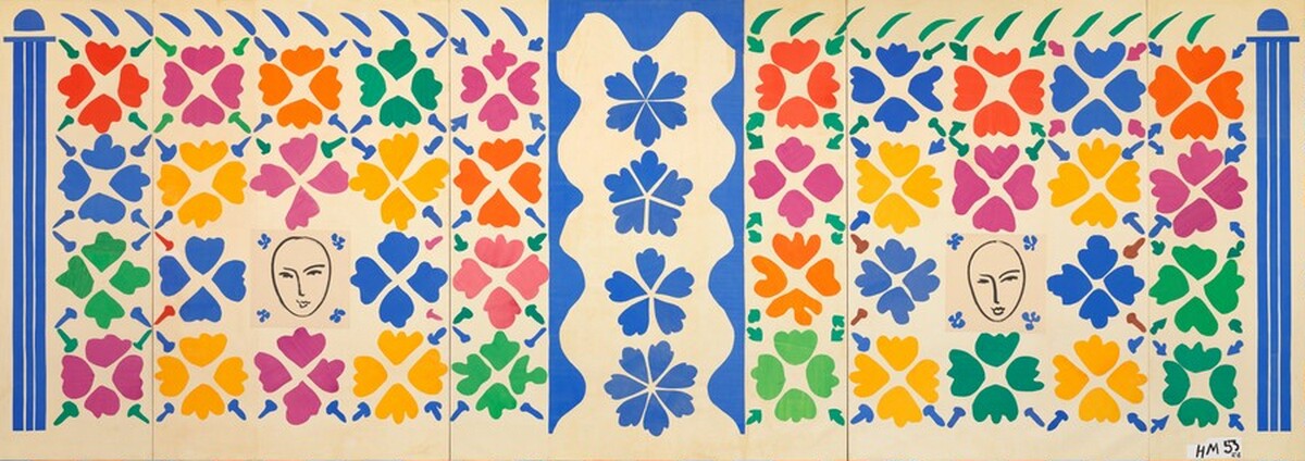 Large Decoration with Masks by Henri Matisse