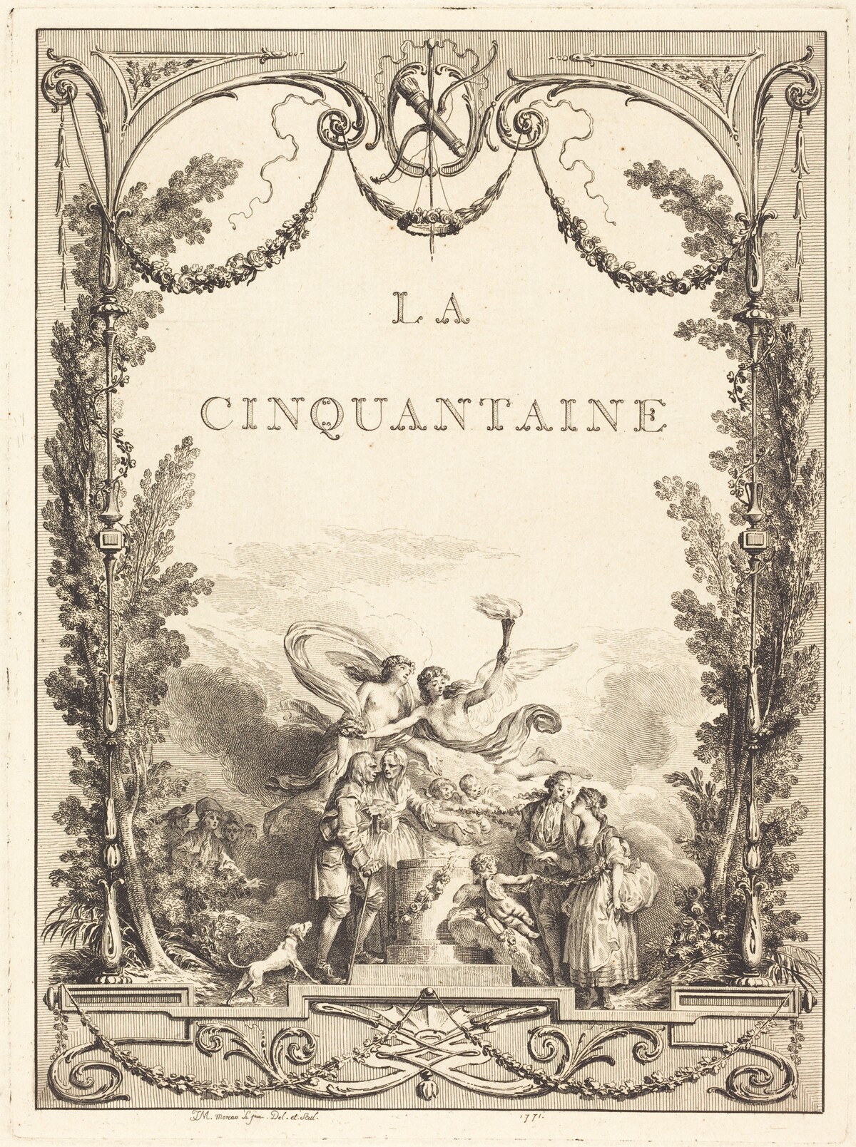 La cinquantaine by Jean-Michel Moreau