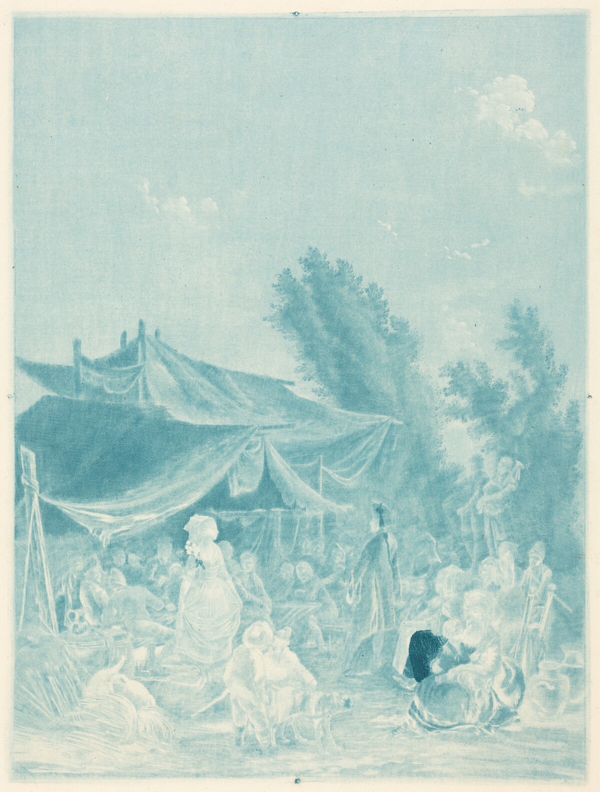 Noce de Village (Village Wedding) by Charles-Melchior Descourtis after Nicolas Antoine Taunay