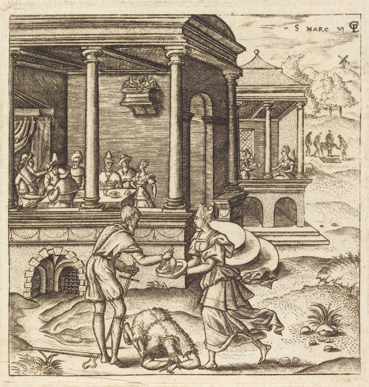 John the Baptist Beheaded by Léonard Gaultier