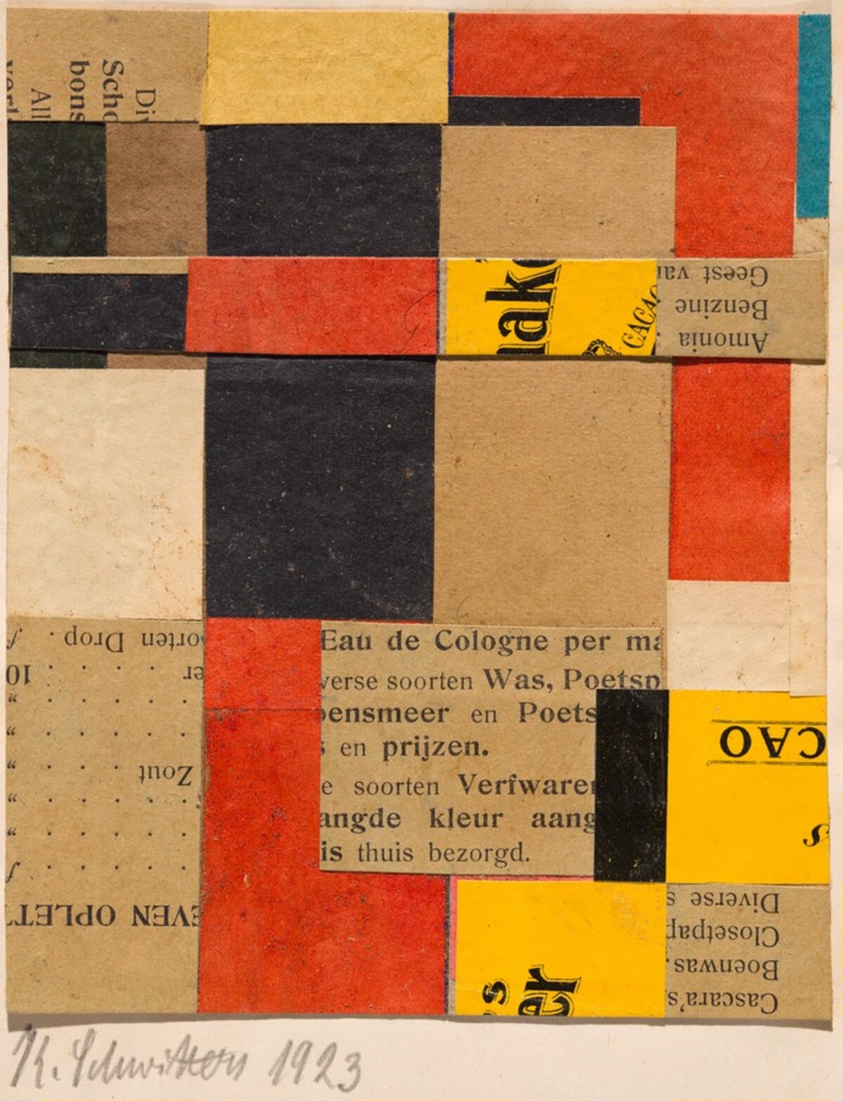 Constructive Composition by Kurt Schwitters