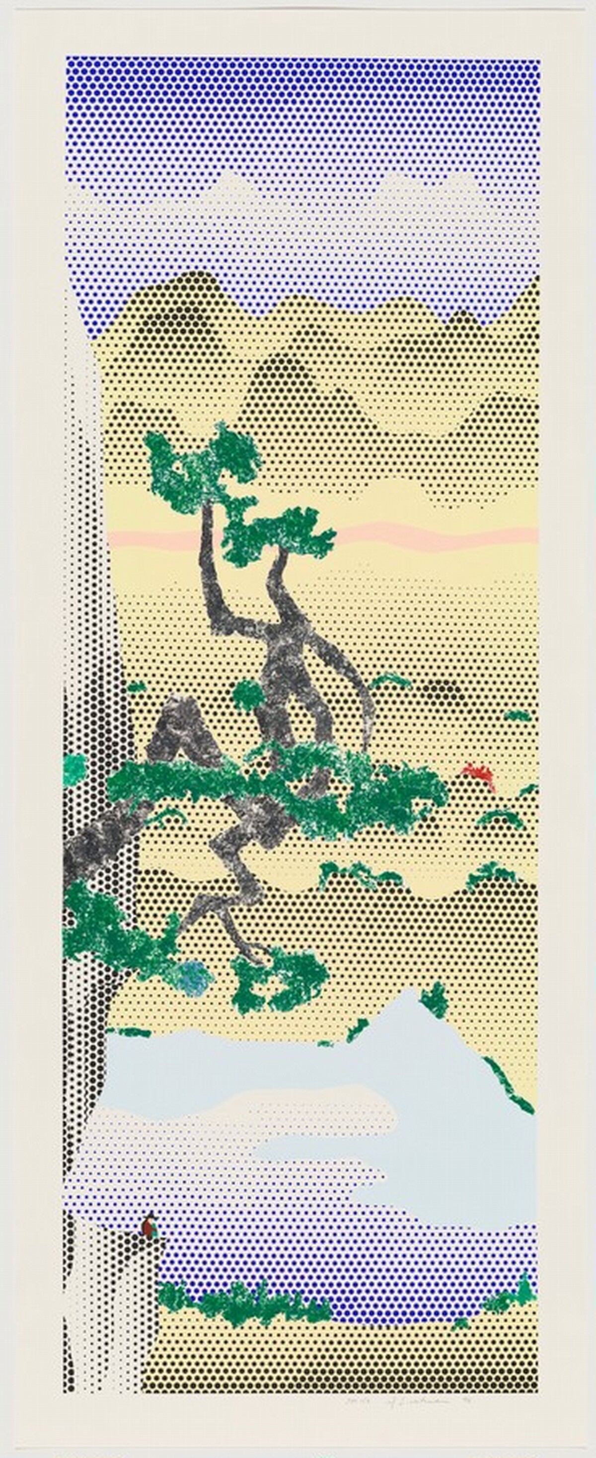 Landscape with Poet by Roy Lichtenstein