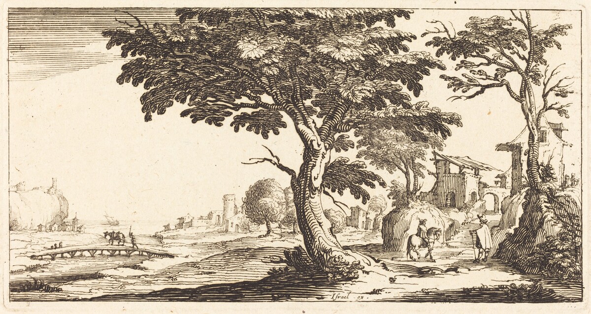 Landscape by after Jacques Callot