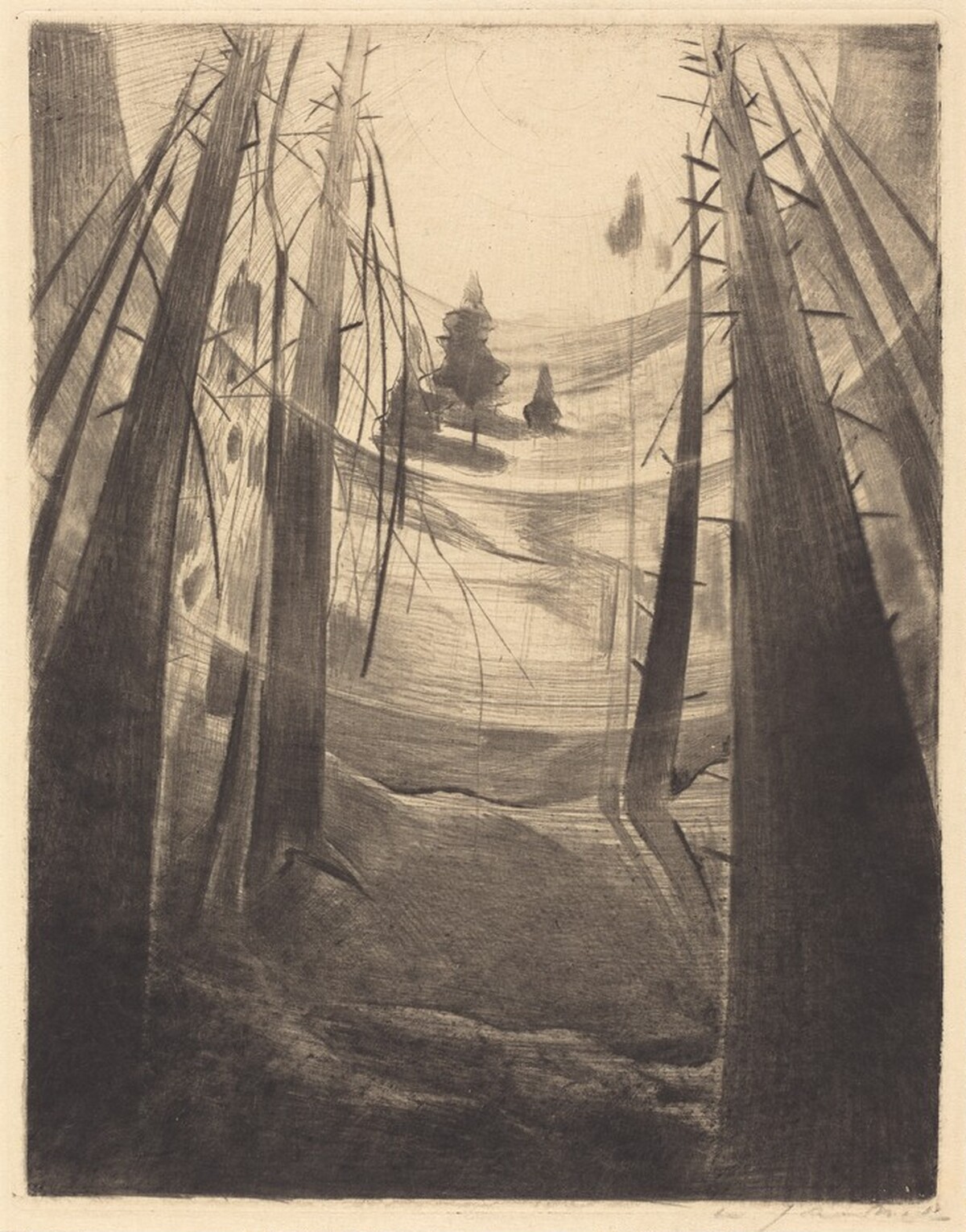 Landscape by Willy Jaeckel