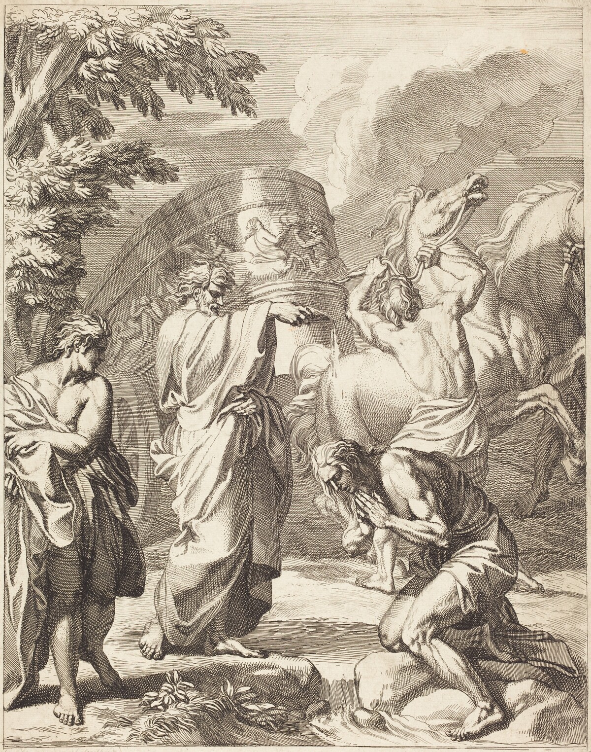 Baptism of the Eunuch by Louis Chéron
