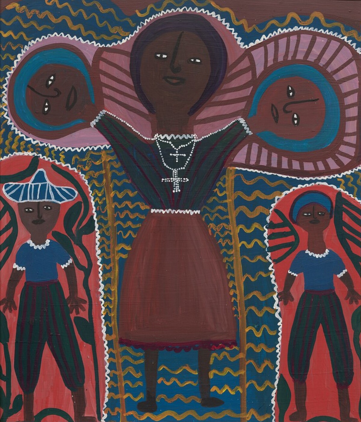 Woman with Three Heads by Louisiane Saint Fleurant