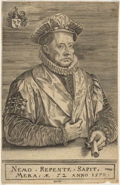 Man Holding Scroll