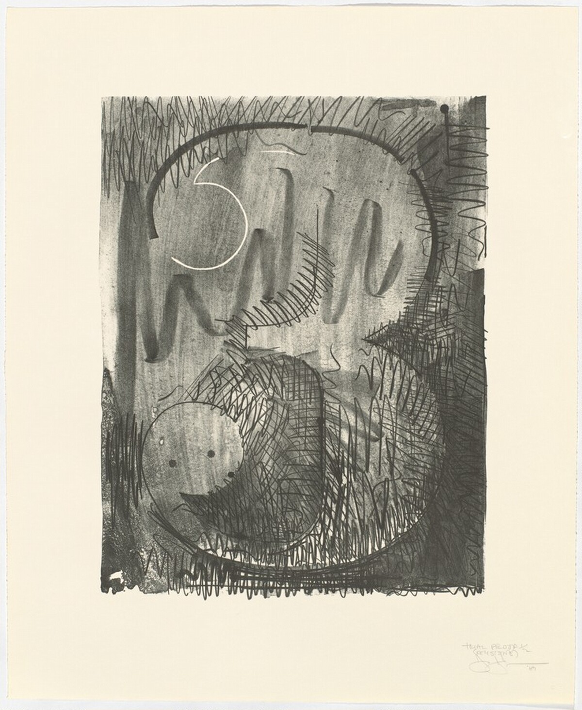 Figure 3 [trial proof] by Jasper Johns