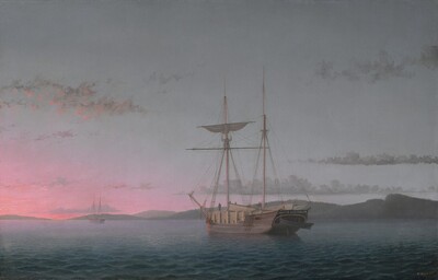 Lumber Schooners at Evening on Penobscot Bay