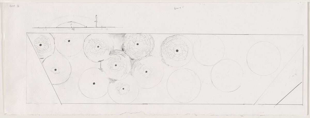 Roof I- Aerial View by Andy Goldsworthy