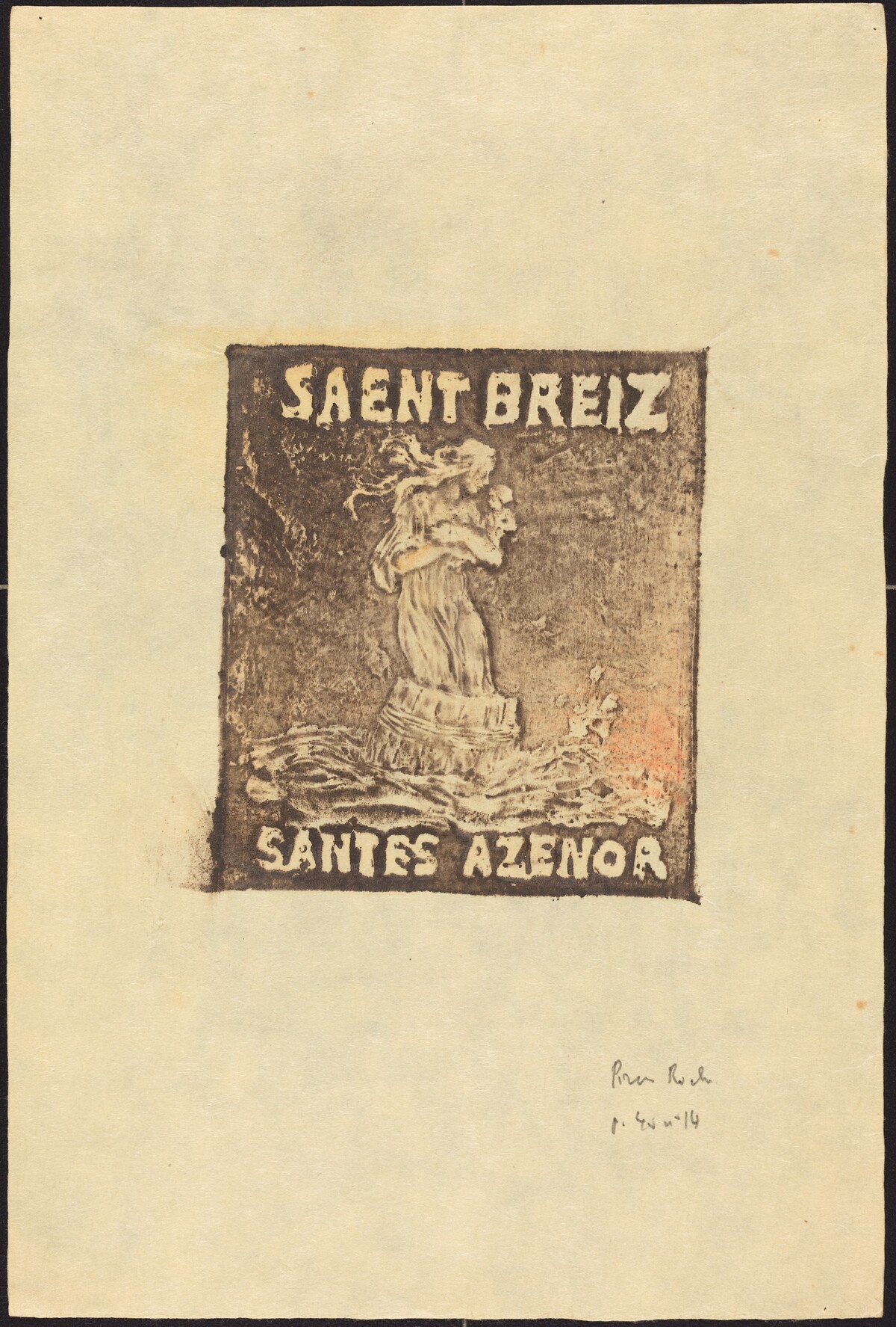 Sainte Azenor de Goelo by Pierre Roche