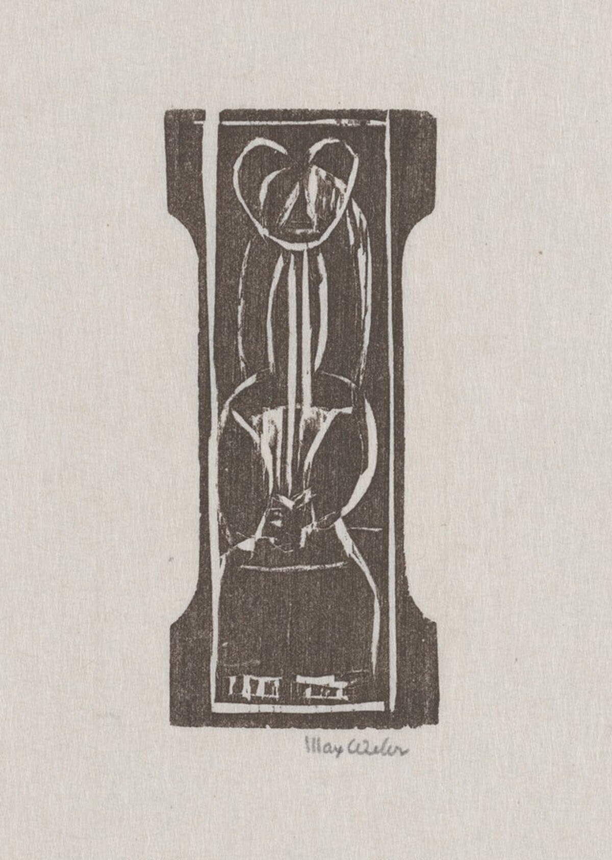 Seated Figure by Max Weber