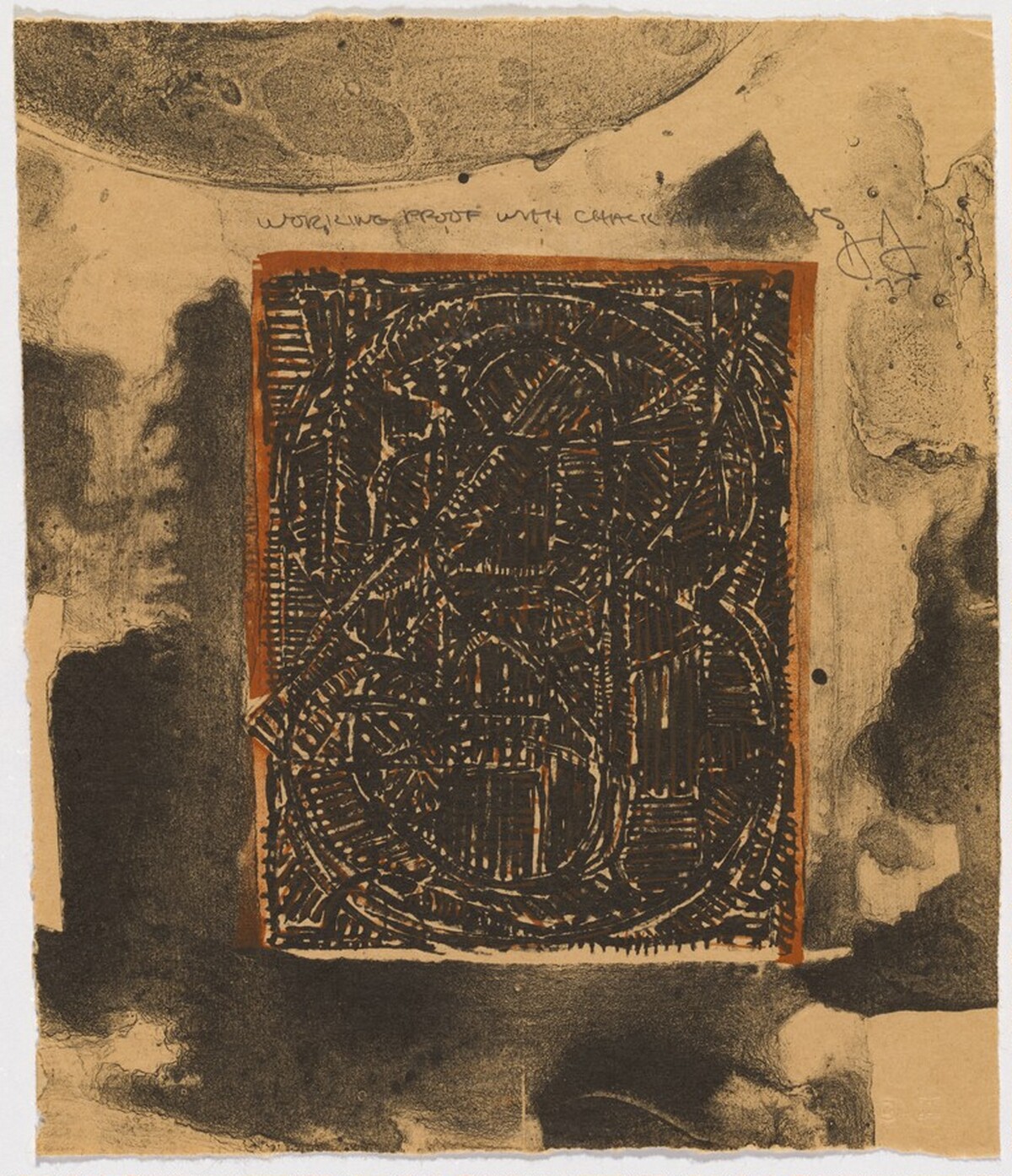 0 through 9 [working proof] by Jasper Johns