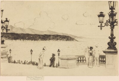 The Terrace, Monte Carlo, End of Afternoon, April 1905