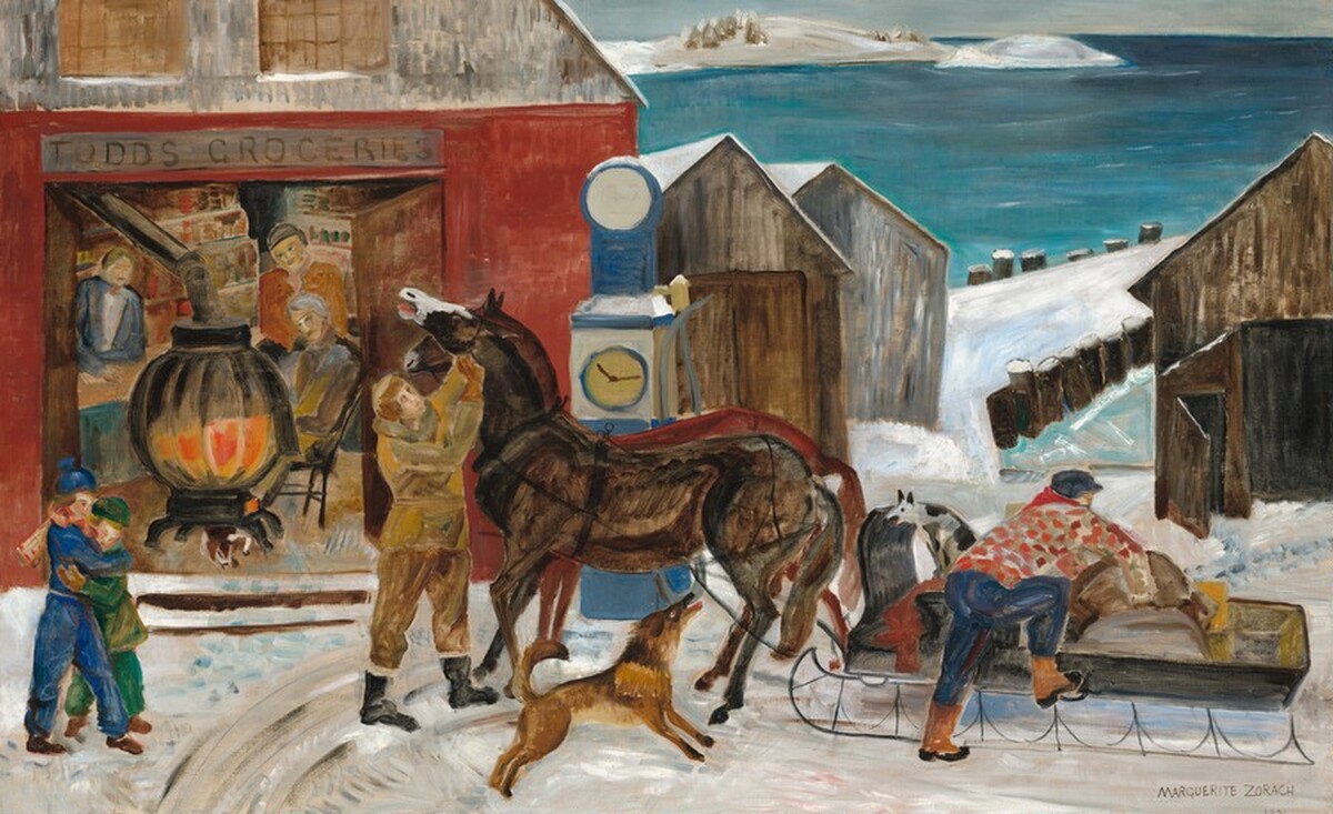 Christmas Mail by Marguerite Zorach