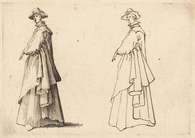 Lady in a Large Coat
