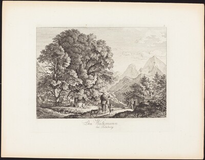 Der Watzmann bei Salzburg (The Watzmann near Salzburg)