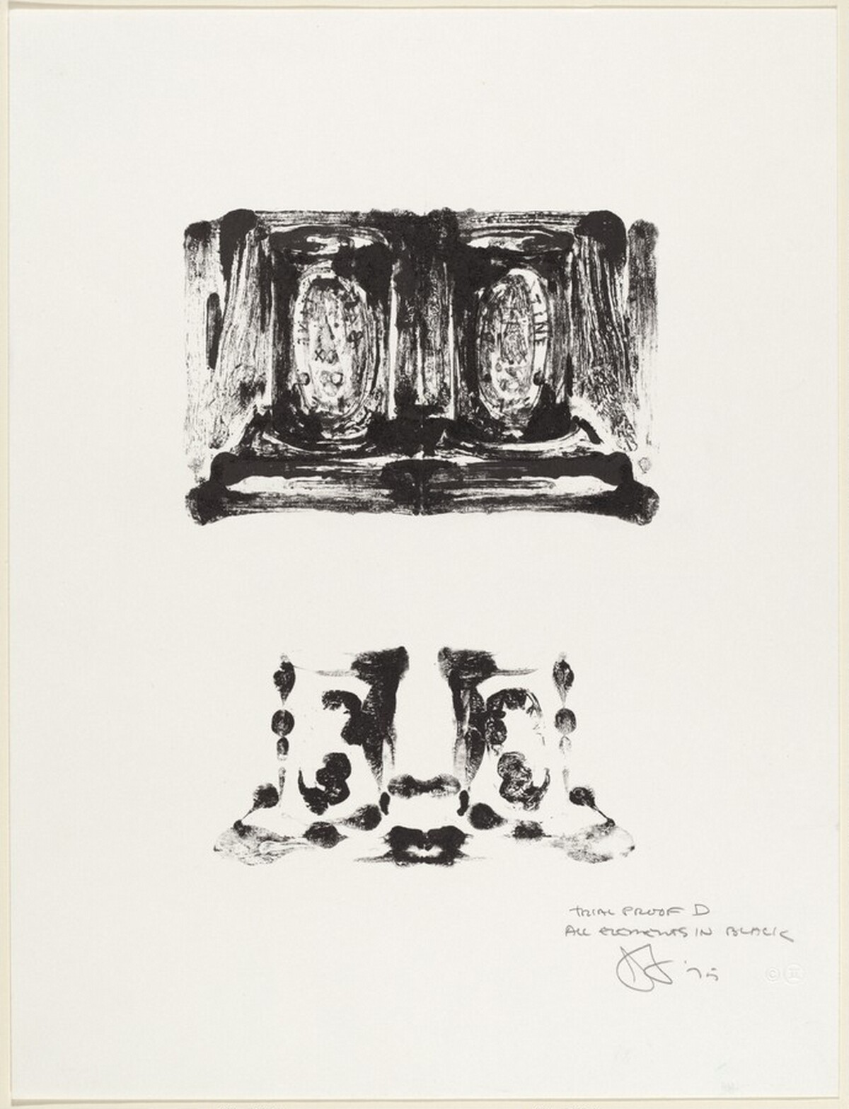 Ale Cans [trial proof D] by Jasper Johns