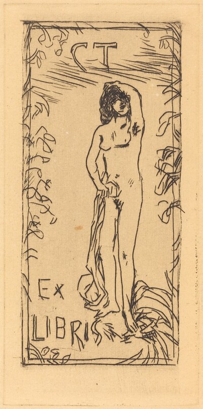 Ex Libris (Bookplate for Charles Terrasse)
