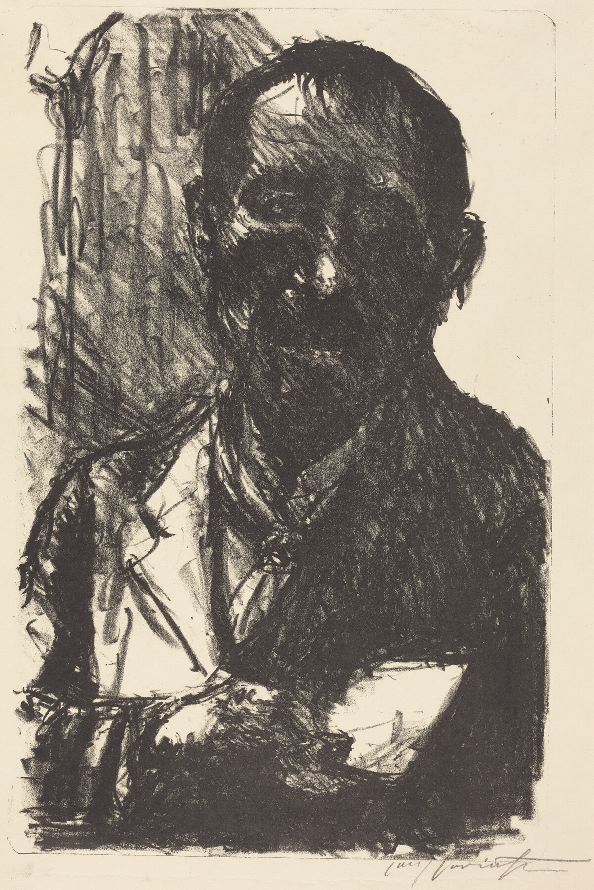 Selbstbildnis 1919 (Self-Portrait 1919) by Lovis Corinth