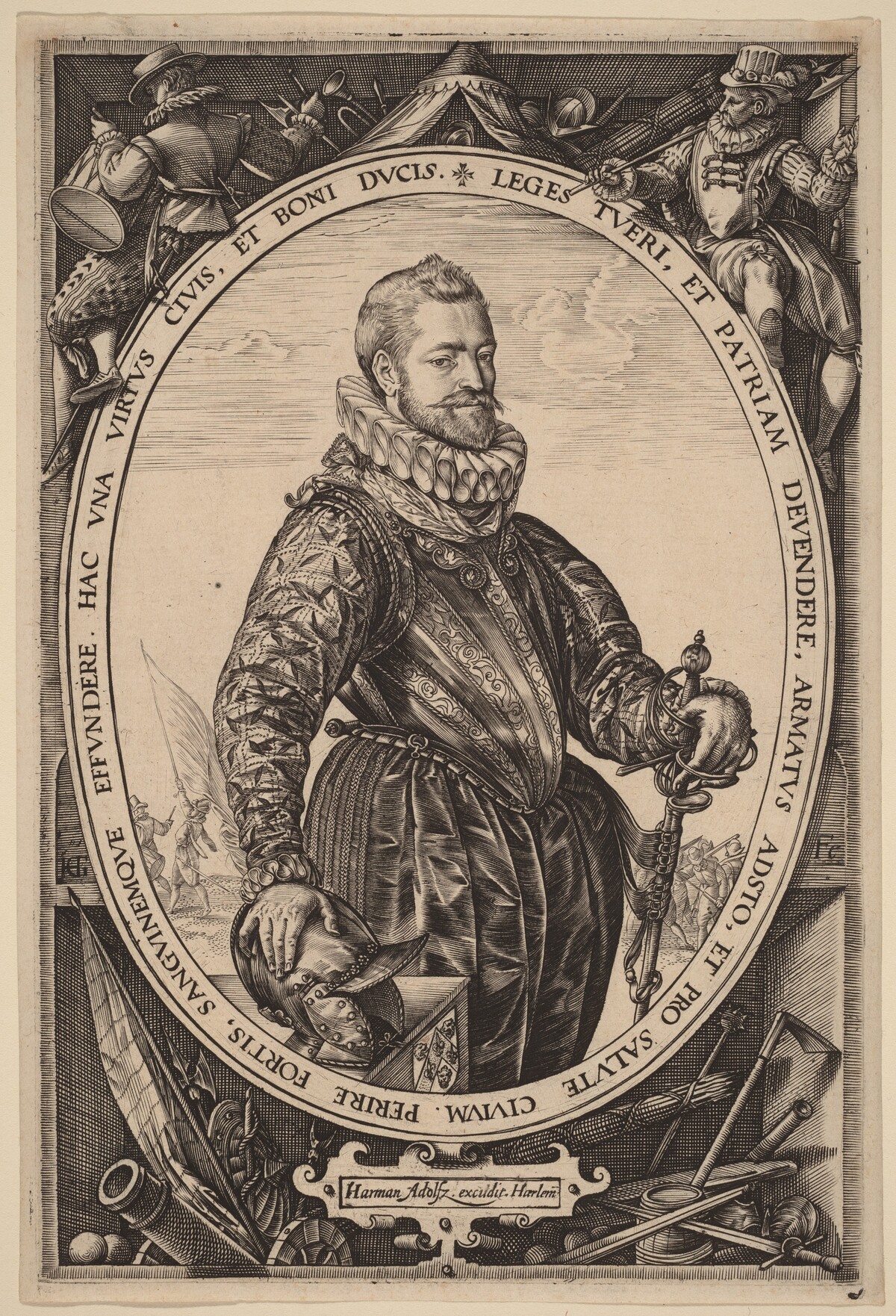 Jacques de la Faille by Hendrik Goltzius