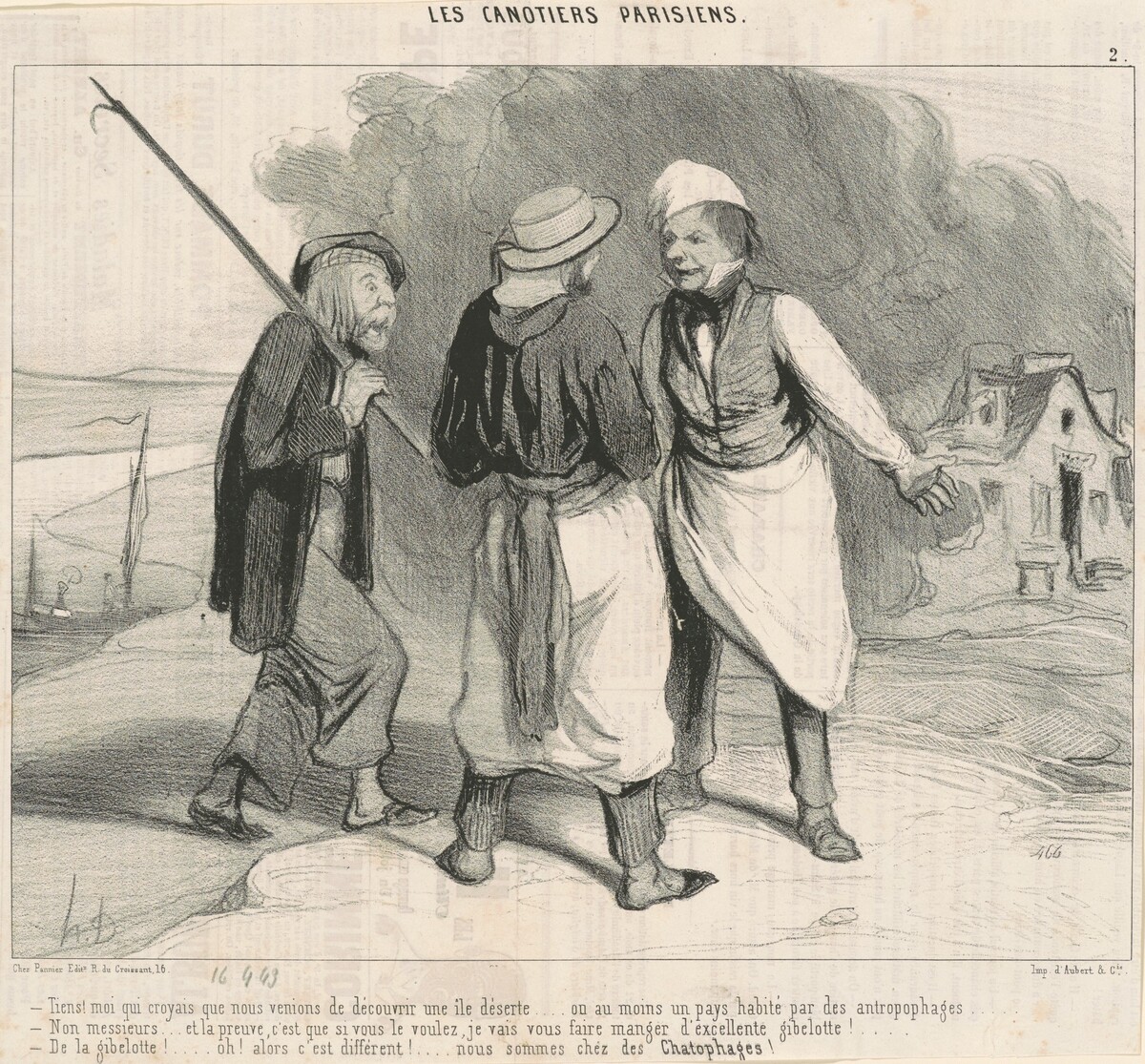 Tiens! Moi qui croyais que nous venions de découvrir ... by Honoré Daumier