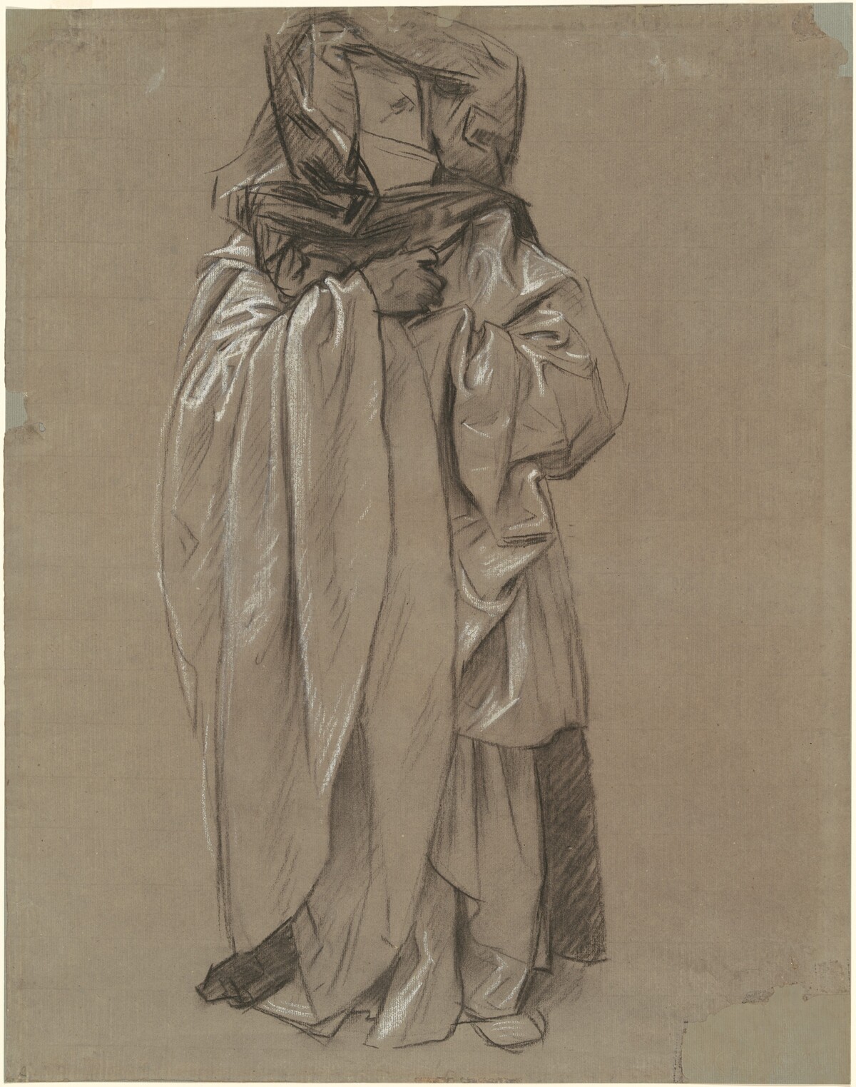Study of Ezekiel for "Frieze of Prophets" by John Singer Sargent
