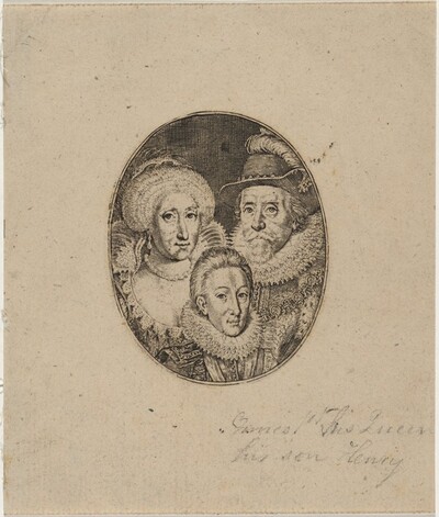 James I, Anne of Denmark, and Prince Charles