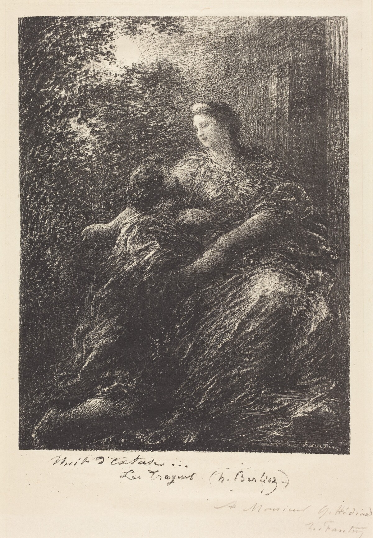 Duet from "The Trojans" (6th plate) by Henri Fantin-Latour