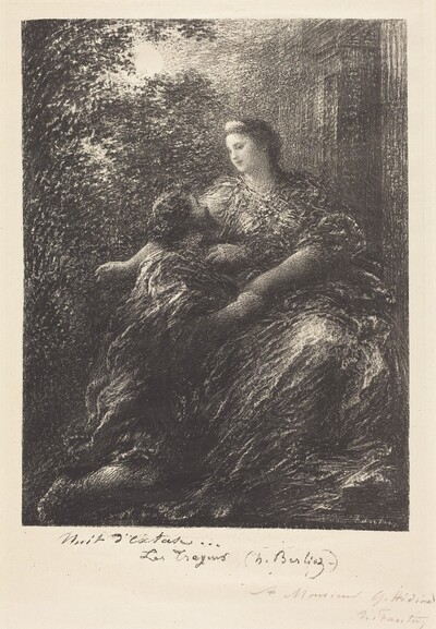Duet from "The Trojans" (6th plate)