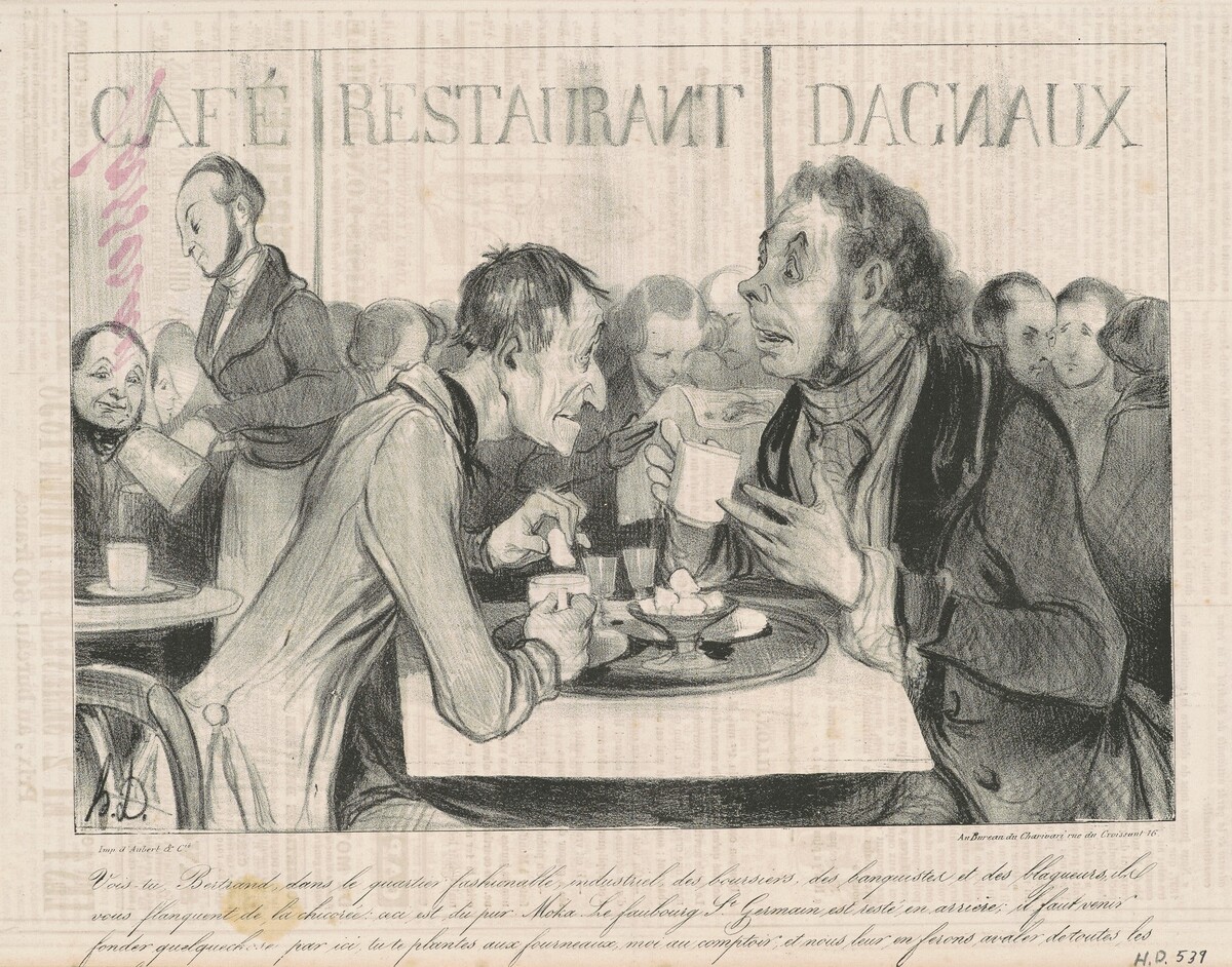 Vois-tu Bertrand... by Honoré Daumier