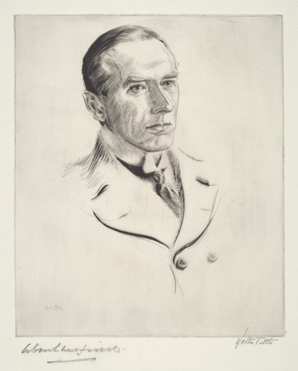 Admiral Sir Ernle Chatfield, British Navy by Walter Tittle
