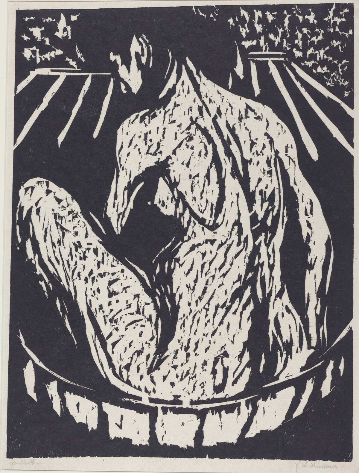 Female Nude by Ernst Ludwig Kirchner