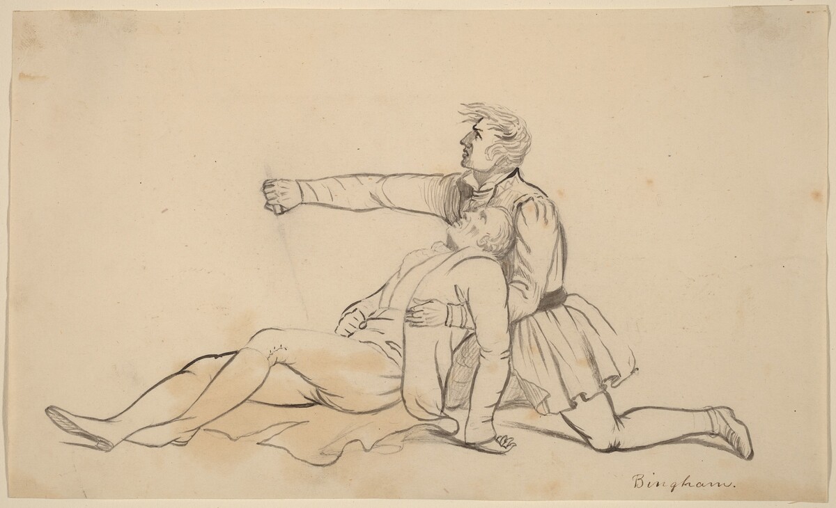 The Death of General Warren by George Caleb Bingham