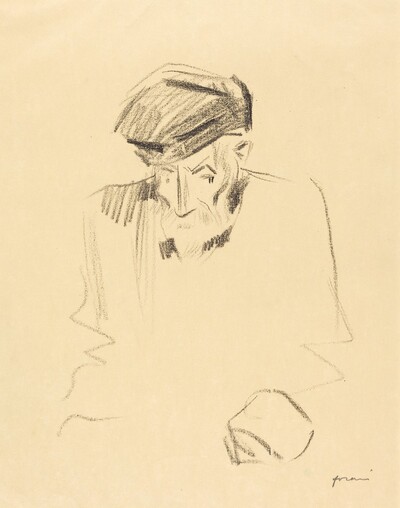 Portrait de Renoir (2e planche) (Portrait of Renoir) (second plate)